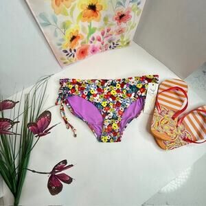 Anne Cole NEW Alex Adjustable Side Tie Bikini Bottom Sz Large